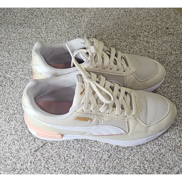 Puma Graviton 380738-30 Beige Running Shoes Sneakers Size 10 Soft Foam - Picture 1 of 10